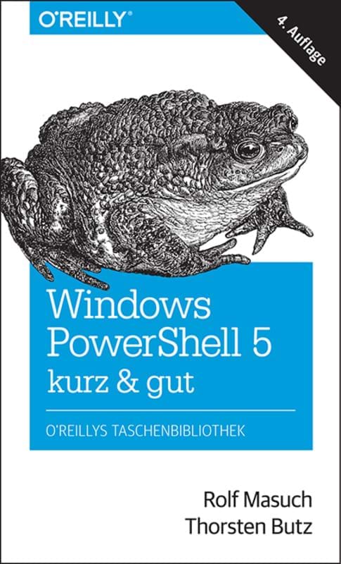 Buchcover Windows PowerShell 5 – kurz & gut (O'Reilly Media, 2016)