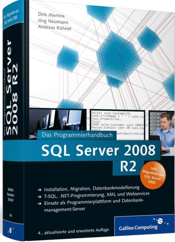 Buchcover SQL Server 2008 R2: Das Programmierhandbuch. Inkl. ADO.NET 3.5, LINQ to Entities und LINQ to SQL (Rheinwerk (Galileo Computing), 2010)